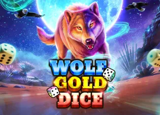 Wolf Gold Dice - POWERPLAY128